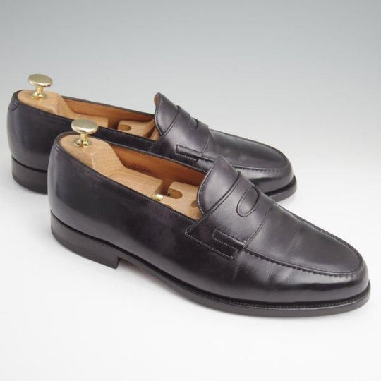 ★ジョンロブ 7EE【現行定価￥254,100-★ミュージアムカーフ仕様/ロペス/LOPEZ】4395ラスト/コインローファー/黒/メンズ/JOHN LOBB★l708