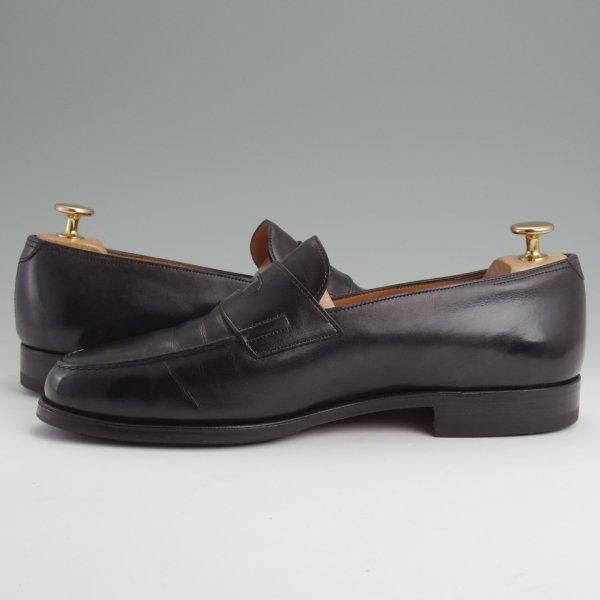 ★ジョンロブ 7EE【現行定価￥254,100-★ミュージアムカーフ仕様/ロペス/LOPEZ】4395ラスト/コインローファー/黒/メンズ/JOHN LOBB★l708