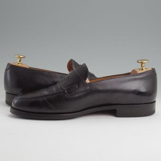 ★ジョンロブ 7EE【現行定価￥254,100-★ミュージアムカーフ仕様/ロペス/LOPEZ】4395ラスト/コインローファー/黒/メンズ/JOHN LOBB★l708