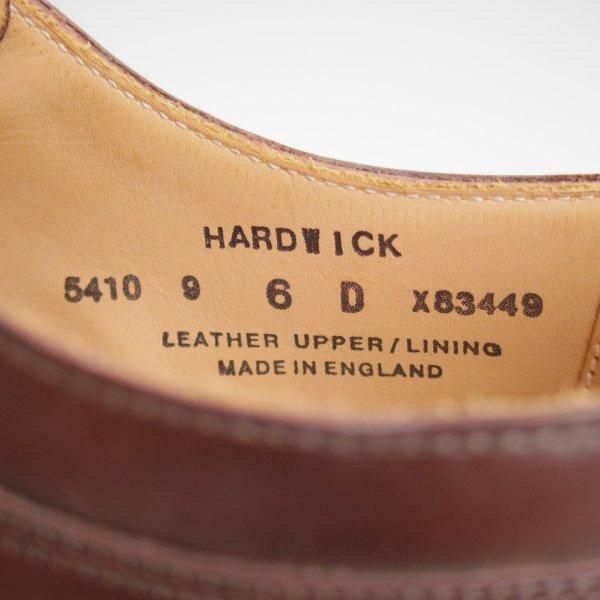 未使用★クロケット&ジョーンズ 6D【ダイナイトソール仕様★Uチップ/HARDWICK】カーフ/濃茶/メンズ/Crockett&Jones★l709