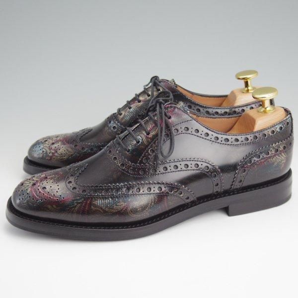 未使用★チャーチ(レディース) SIZE 35.5【モデル定価￥176,000-★フラワープリント仕様/BURWOOD WG】バーウッド/Church's★l711