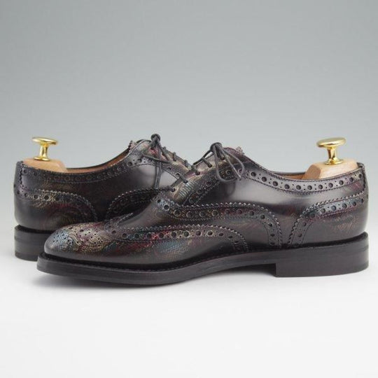 未使用★チャーチ(レディース) SIZE 35.5【モデル定価￥176,000-★フラワープリント仕様/BURWOOD WG】バーウッド/Church's★l711