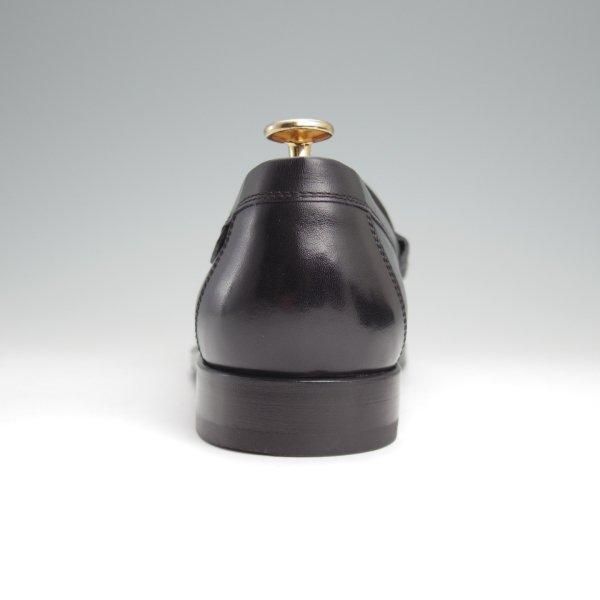 極美品★(伊製)HERMES/エルメス SIZE 40.5【貴重★コインローファー/セリエコイン】スリッポン/カーフ/黒/メンズ★l713