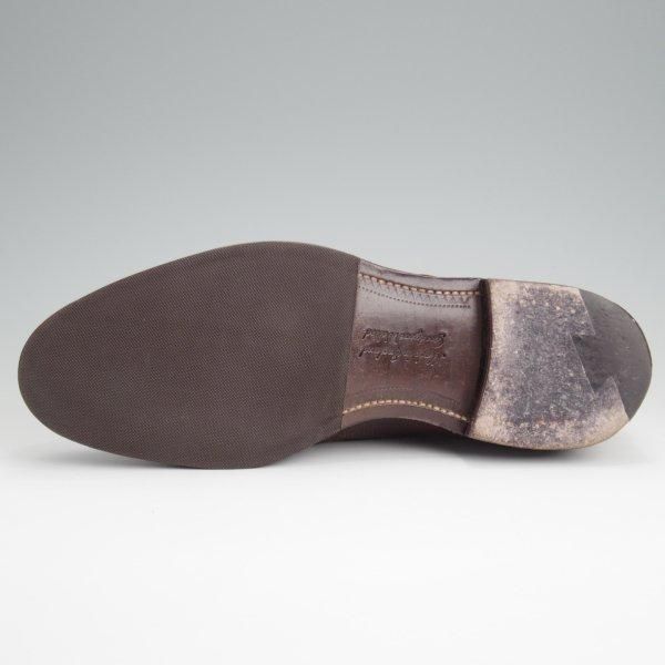 極美品★(英)チーニー 6.5F【定価￥70,400-★(独)ワインハイマー社のジュピターカーフ/PENZANCE 2】グルカサンダル/濃茶/CHEANEY★l715