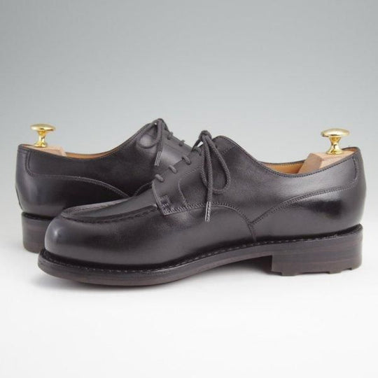 美品★J.M.ウエストン 5E【定価￥168,300-★ゴルフ/GOLF】641/31ラスト/Uチップ/ボックスカーフ/黒/メンズ/Weston/ウェストン★l717