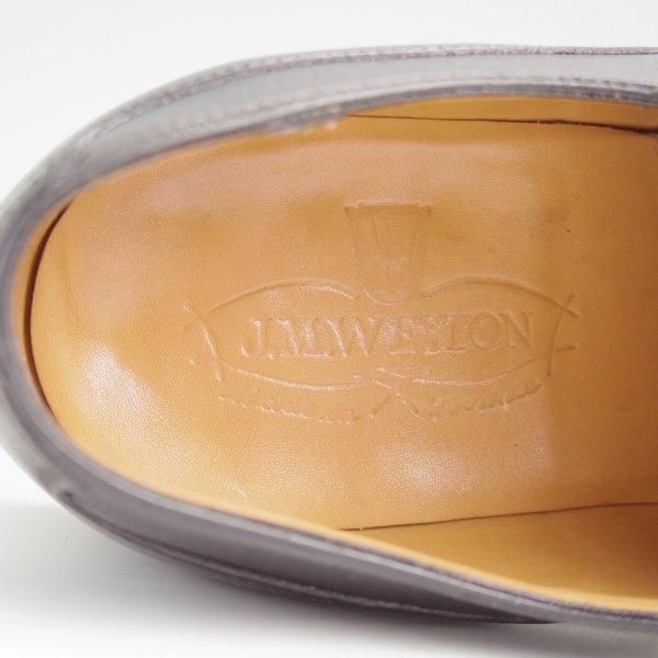 美品★J.M.ウエストン 5E【定価￥168,300-★ゴルフ/GOLF】641/31ラスト/Uチップ/ボックスカーフ/黒/メンズ/Weston/ウェストン★l717
