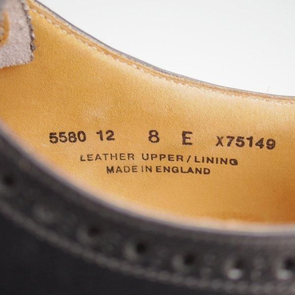 極美品★クロケット&ジョーンズ 8E【貴重★(英)ポールスミス別注/クォーターブローグ】カーフ/黒/メンズ/Crockett&Jones★l718