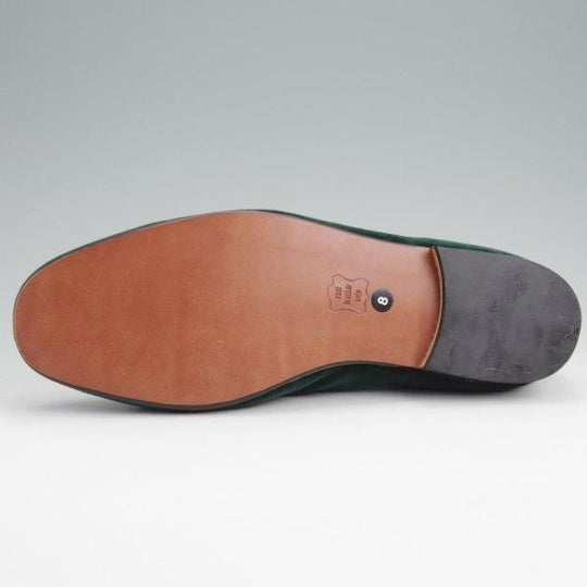 未使用★ロイドフットウェア SIZE 8【現行定価￥26,400-★ルームシューズ/ベルベット】スリッパー/深緑/メンズ/Lloyd Footwear★l719