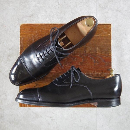 ★(英)チーニー 7F【定価￥88,000-★アルフレッド/ALFRED】125ラスト/ストレートチップ/カーフ/黒/メンズ/CHEANEY★l721