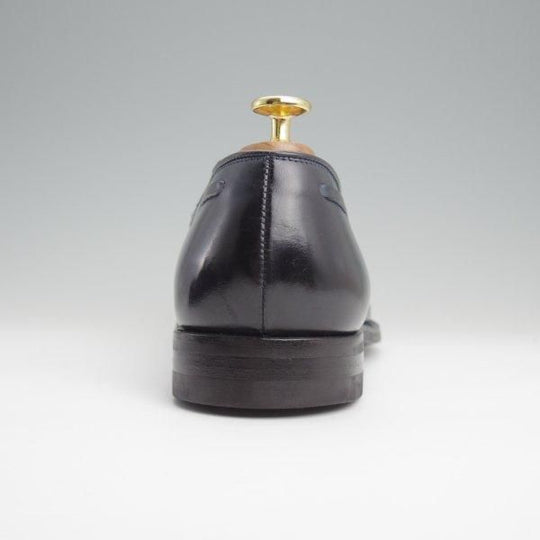 極美品★クロケット&ジョーンズ 8E【定価￥110,000-★CAVENDISH 3/キャベンディッシュ】タッセルローファー/紺/Crockett&Jones★l728