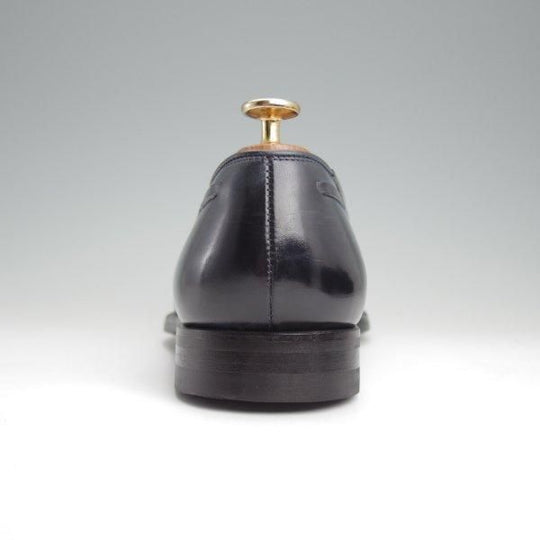 極美品★クロケット&ジョーンズ 8E【定価￥110,000-★CAVENDISH 3/キャベンディッシュ】タッセルローファー/紺/Crockett&Jones★l728