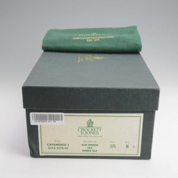極美品★クロケット&ジョーンズ 8E【定価￥110,000-★CAVENDISH 3/キャベンディッシュ】タッセルローファー/紺/Crockett&Jones★l728