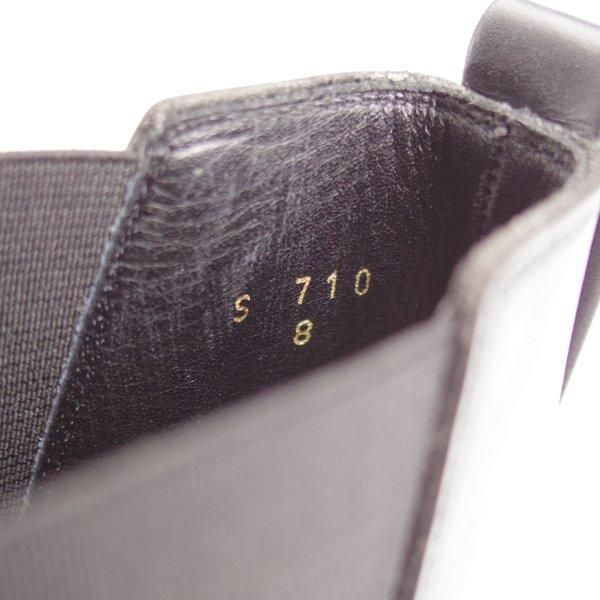 極上★Soffice&Solid/ソフィス&ソリッド SIZE 8【定価￥64,900-★サイドゴアブーツ/S710】カーフ/黒/トレーディングポスト取扱★l729