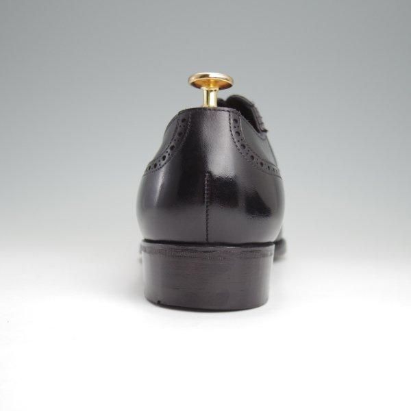 極美品★三陽山長 SIZE 8【定価￥80,300-★十志郎/R2010ラスト】サイドエラスティック/カーフ/黒/メンズ/JUSHIRO/Sanyo Yamacho★l732