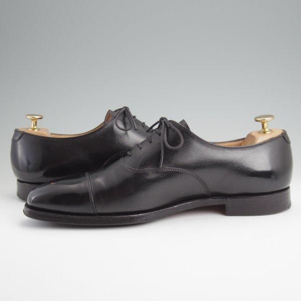 ★クロケット&ジョーンズ 7.5E【定価￥110,000-★ハラム/HALLAM/バーニーズNY別注】348ラスト/ストレートチップ/黒/Crockett&Jones★l733