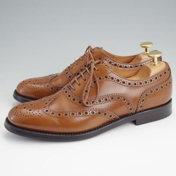 極上★チャーチ(レディース) SIZE 36.5【定価￥176,000-★バーウッド/BURWOOD WG】ポリッシュドバインダーカーフ/茶/Church's★l734
