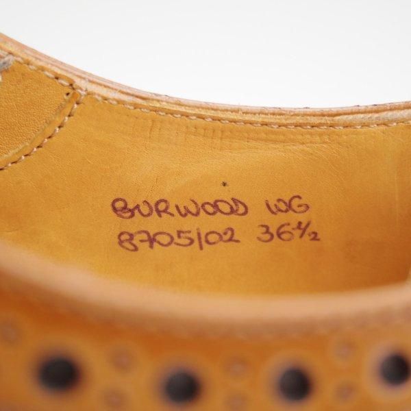 極上★チャーチ(レディース) SIZE 36.5【定価￥176,000-★バーウッド/BURWOOD WG】ポリッシュドバインダーカーフ/茶/Church's★l734