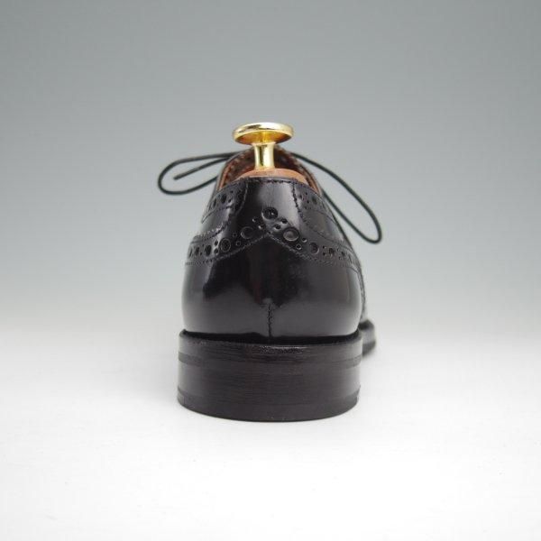 極美品★チャーチ(レディース) SIZE 37.5【定価￥176,000-★バーウッド/BURWOOD WG】ポリッシュドバインダーカーフ/黒/Church's★l735