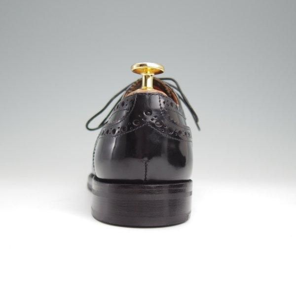 極美品★チャーチ(レディース) SIZE 37.5【定価￥176,000-★バーウッド/BURWOOD WG】ポリッシュドバインダーカーフ/黒/Church's★l735