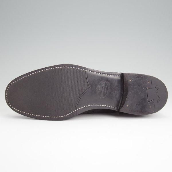 極美品★チャーチ(レディース) SIZE 37.5【定価￥176,000-★バーウッド/BURWOOD WG】ポリッシュドバインダーカーフ/黒/Church's★l735