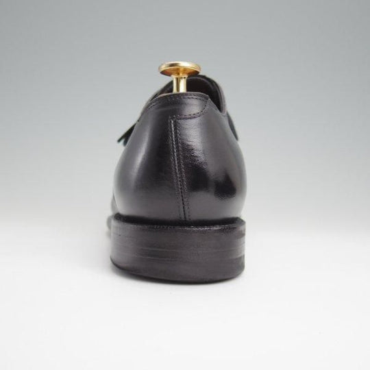 極上★(浅草)RENDO/レンド SIZE 7.5【定価￥68,200-★ダイナイトソール仕様/パンチドキャップトゥ】7702D/カーフ/黒/メンズ★l736
