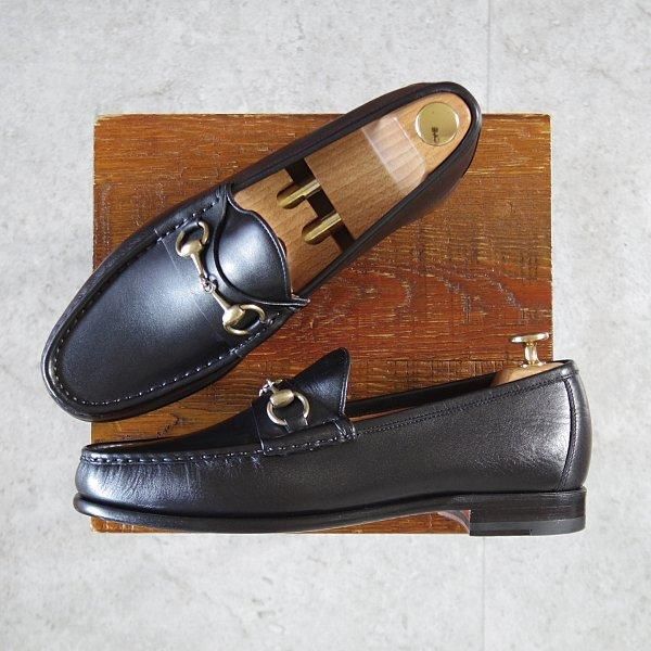 未使用★(スペイン製)カルミナ SIZE 8【定価￥66,000-★ビットローファー/80746】スリッポン/XIMラスト/カーフ/黒/メンズ/CARMINA★l739