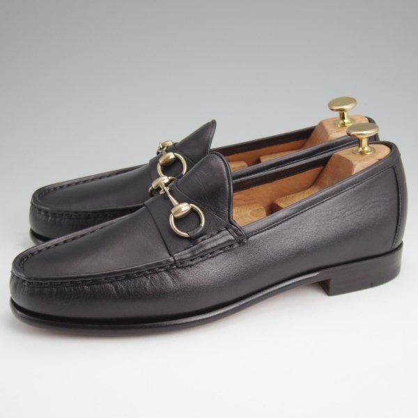 未使用★(スペイン製)カルミナ SIZE 8【定価￥66,000-★ビットローファー/80746】スリッポン/XIMラスト/カーフ/黒/メンズ/CARMINA★l739
