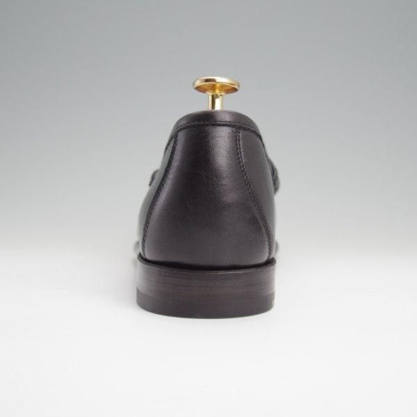 未使用★(スペイン製)カルミナ SIZE 8【定価￥66,000-★ビットローファー/80746】スリッポン/XIMラスト/カーフ/黒/メンズ/CARMINA★l739