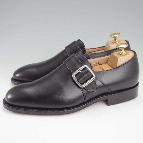 未使用★チャーチ 50F/UK5【現行定価￥181,500-★Westbury/ウェストバリー】173ラスト/モンクストラップ/黒/メンズ/Church's★l741