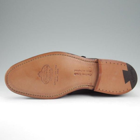 未使用★チャーチ 50F/UK5【現行定価￥181,500-★Westbury/ウェストバリー】173ラスト/モンクストラップ/黒/メンズ/Church's★l741