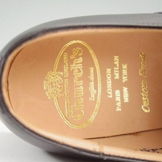 未使用★チャーチ 50F/UK5【現行定価￥181,500-★Westbury/ウェストバリー】173ラスト/モンクストラップ/黒/メンズ/Church's★l741