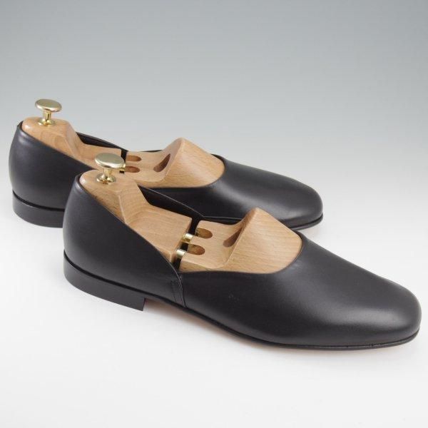 中古｜チャーチ【ルームシューズ/レザースリッパ/黒】｜studio.CBR