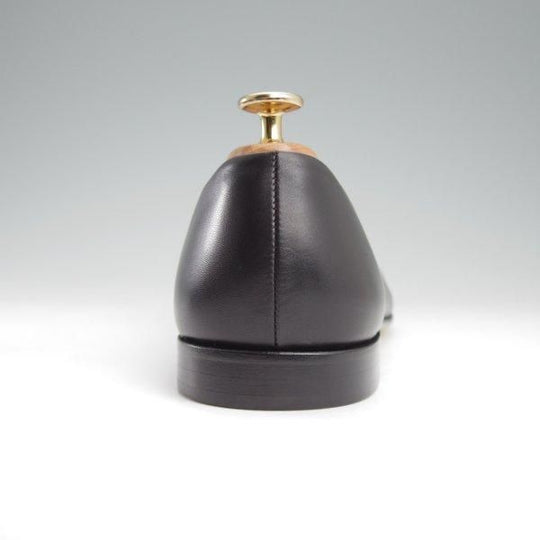 未使用★チャーチ 75F/UK7.5【貴重★ルームシューズ/56ラスト】AJAX03/スリッパー/スリッポン/カーフ/黒/メンズ/Church's★l742