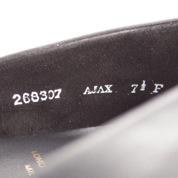 未使用★チャーチ 75F/UK7.5【貴重★ルームシューズ/56ラスト】AJAX03/スリッパー/スリッポン/カーフ/黒/メンズ/Church's★l742