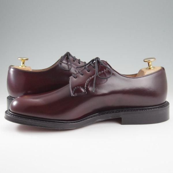 未使用★チャーチ 75G/UK7.5【定価￥181,500-★シャノン/SHANNON】103ラスト/プレーントゥ/バーガンディー/赤茶/メンズ/Church's★l745