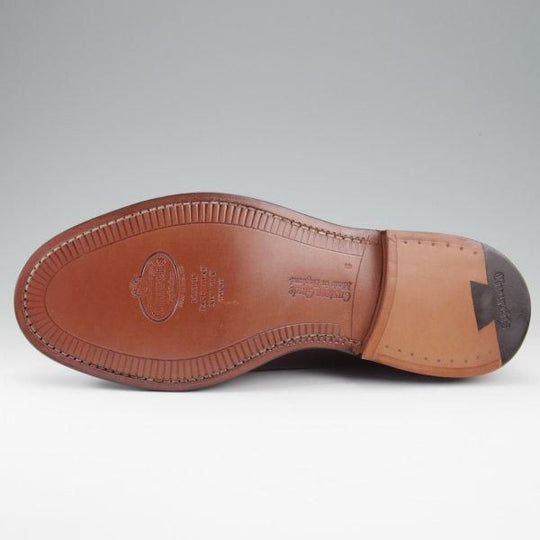 未使用★チャーチ 75G/UK7.5【定価￥181,500-★シャノン/SHANNON】103ラスト/プレーントゥ/バーガンディー/赤茶/メンズ/Church's★l745