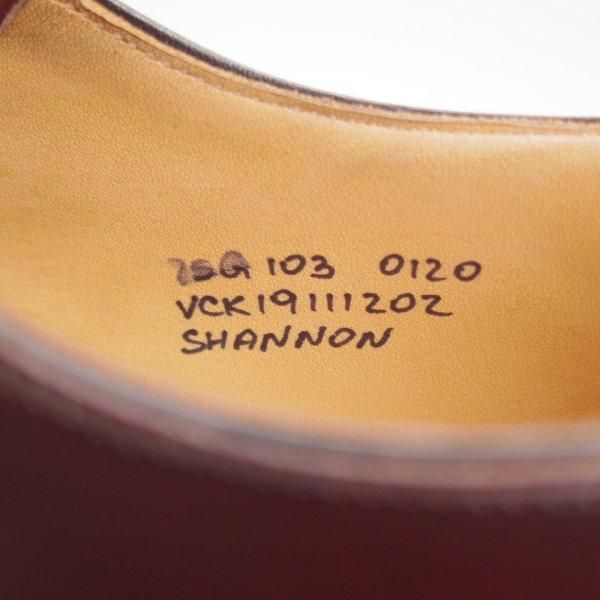 未使用★チャーチ 75G/UK7.5【定価￥181,500-★シャノン/SHANNON】103ラスト/プレーントゥ/バーガンディー/赤茶/メンズ/Church's★l745