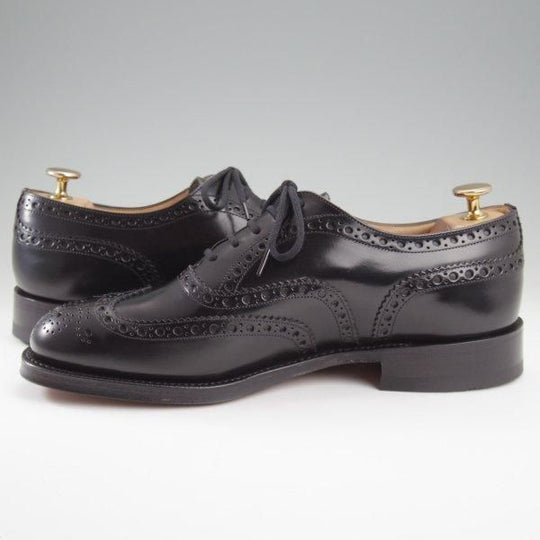 未使用★チャーチ 70G/UK7【定価￥176,000-★BURWOOD/バーウッド】81ラスト/フルブローグ/黒/メンズ/Church's★l747