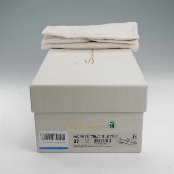 未使用★(伊)サントーニ SIZE 7【ビットローファー★シボ革/スリッポン】濃茶/メンズ/Santoni★l748