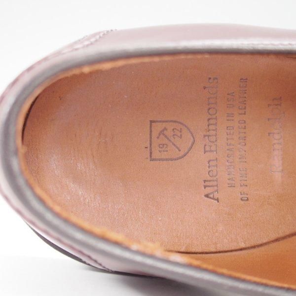 極上★(米)アレンエドモンズ 8D【現行定価19.8万円★コードバン仕様/Randolph】ランドルフ/コインローファー/赤茶/ALLEN EDMONDS★l750