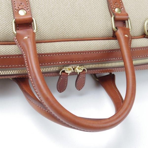 中古｜万双【キャンバス生地 天ファスナー/ブリーフケース