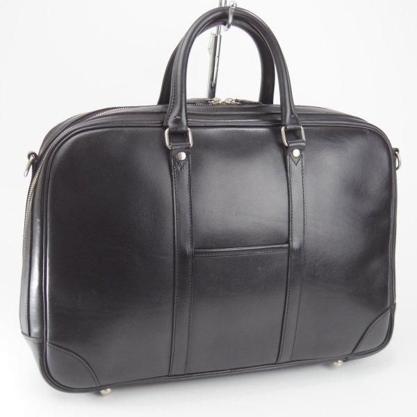 中古｜万双【シングル天ファスナー/ブリーフケース/黒】｜studio.CBR