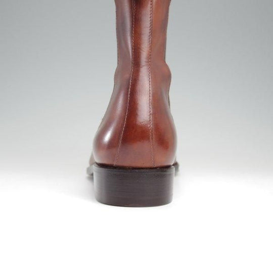 極美品★Perfetto/ペルフェット SIZE 7.5【ミュージアムカーフ風★グッドイヤーウェルテッド製法/サイドゴアブーツ】茶/メンズ★l756