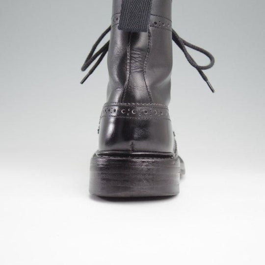 極上★トリッカーズ(レディース) SIZE 5.5【同系モデル定価￥132,000-★MALTON/モールトン】L2508/カントリーブーツ/黒/Tricker's★l757
