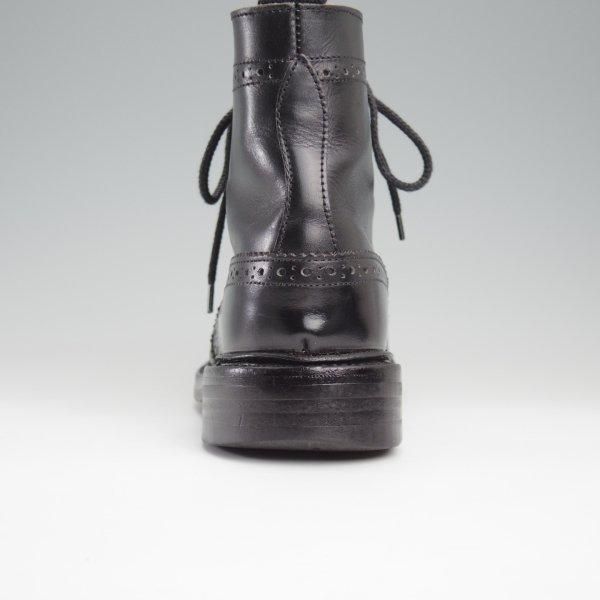 極上★トリッカーズ(レディース) SIZE 5.5【同系モデル定価￥132,000-★MALTON/モールトン】L2508/カントリーブーツ/黒/Tricker's★l757