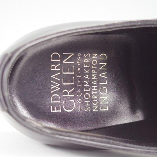 美品★エドワードグリーン 7.5D【定価￥217,800-★チェルシー/CHELSEA/202ラスト】ストレートチップ/カーフ/黒/EDWARD GREEN★l761