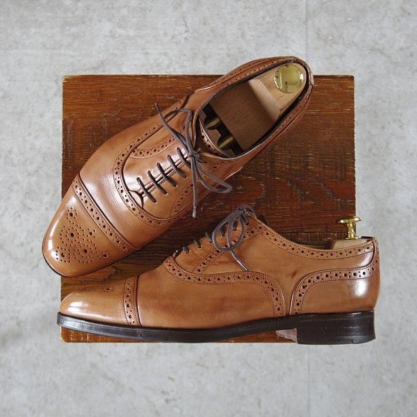 トリッカーズ　ビンテージ　Tricker''s ビジネスシューズ　セミブローク トリッカーズ ビンテージ Tricker''s ビジネスシューズ