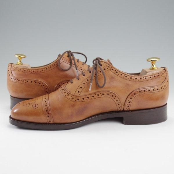 Tricker's ベージュ スエード ブローグシューズ 中古｜トリッカーズ【セミブローグ/KENSINGTON】｜studio.CBR