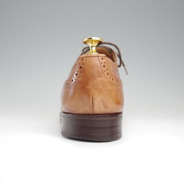 Tricker's セミブローグ ドレスシューズ 推定UK7.5 ライトブラウン 中古｜トリッカーズ【セミブローグ/KENSINGTON】｜studio.CBR