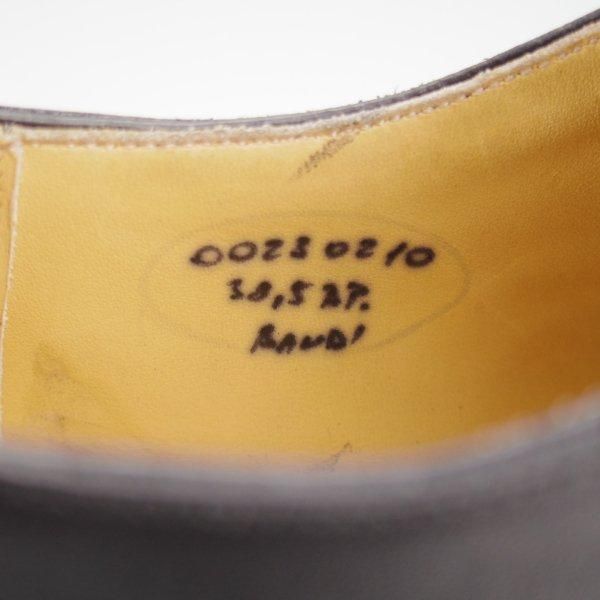 極美品★(東欧)VASS/ヴァーシュ SIZE 38.5【モデル定価￥159,500-★London 5-eyelet/プレーントゥ】BPラスト/カーフ/黒/メンズ★l764